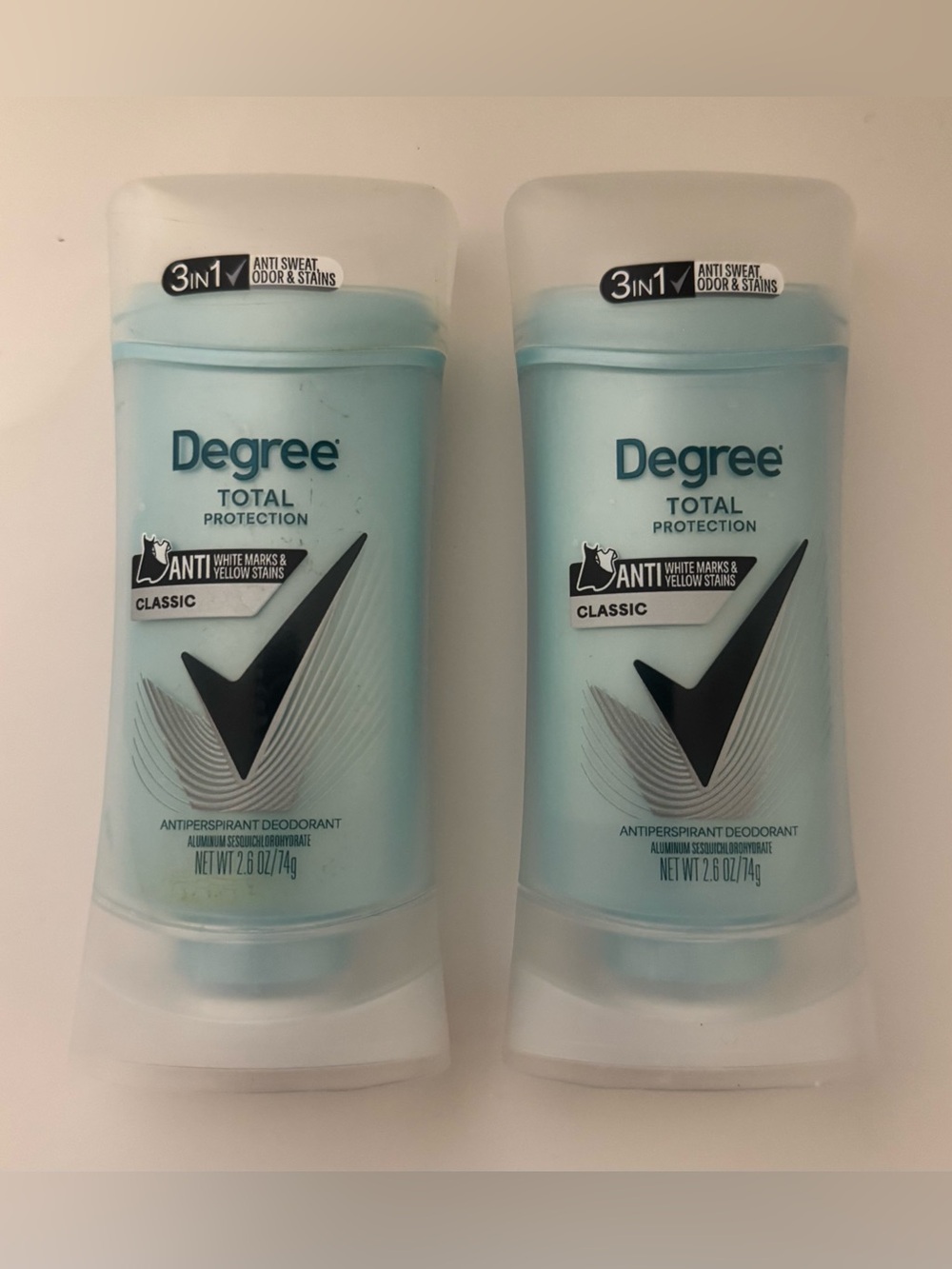 Degree Total Protection Antiperspirant Deodorant - Light Blue (2-Pack)